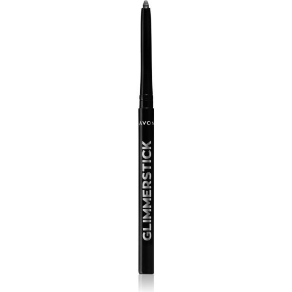 Ceruzka na oči Avon Glimmerstick ceruzka na oči s intenzívnou farbou Blackest Black 0,28 g