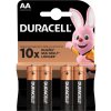 Duracell Basic AA alkalické batérie LR6 blister 4ks