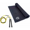 Sada Podložka + Katana Rope Korálikové Katana Rope farby: Rukoväte: čierne, Korálky: Žlto/čierna Výhodná sada švihadla a podložky