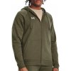Mikina s kapucňou Under Armour UA Rival Fleece FZ Hoodie-GRN 1379767-390 Veľkosť XXL