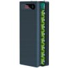 Puzdro PowerBank pre 8 akumulátorových článkov 18650 USB C Micro Baterka 2 diódy