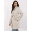 Kabát -TW-PL-BI-28987.85 Farba: Béžová - svetlo, Veľkosť: L