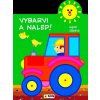Vybarvi a nalep! Traktor