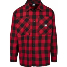 South Pole Check Flannel shirt red