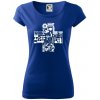 Zdravotné kríž veci - Dámske tričko Pure - M ( Kráľovská modrá )