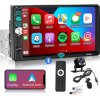 AUTORÁDIO S CARPLAY/ANDROID AUTO, 1 DIN, BLUETOOTH, ZRKADLENIE IOS/ANDROID