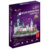 CubicFun 3D puzzle svítící Zámok Neuschwanstein 128 ks