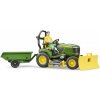 Bruder 62104 BWORLD Zahradní traktor John Deere X949 s figurkou