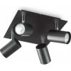 IDEAL LUX Spot PL4 Nero 156781