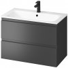 CERSANIT - SET B818 MODUO-IN 80 ANTRACIT DSM (skrinka + umývadlo) S801-473-DSM
