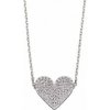 Strieborný náhrdelník Fiorelli silver Srdce N4260C