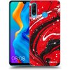 Picasee silikónový čierny obal pre Huawei P30 Lite - Red black