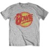 David Bowie Vintage Diamond Dogs Logo Heather Grey