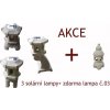 CZDEKORA Czech republic Solárne lampy 3ks + LAMPA ZADARMO