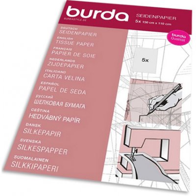 Hodvábny papier Burda, strihový papier