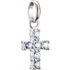THOMAS SABO CONNECT prívesok charm Cross with white stones CC1206-051-14