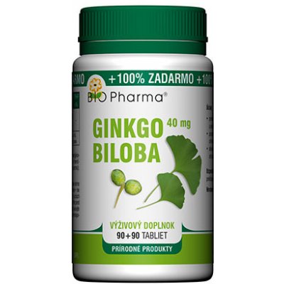 Bio Pharma Ginkgo biloba 40mg 90+90 tabliet 180 tabliet