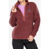 Flísová mikina dámska Patagonia Retro Pile Marsupial - sequoia red