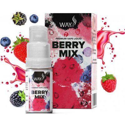 WAY to Vape Berry Mix 10ml Síla nikotinu: 3mg