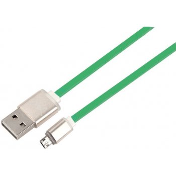 Net-X KABNTX1004 Micro USB to USB Nabíjení/Synchronizace, oboustranné konektory, zelený
