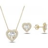 Olivie Sada strieborných šperkov ZLATÉ SRDCE 3918 Ag 925; ≤3,50 g.