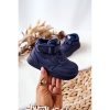 Detské vysoké zateplené športové tenisky tmavomodrej farby, GQ400 NAVY__17199-21 21