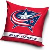 TipTrade Velurový vankúš NHL Columbus Blue Jackets 40x40