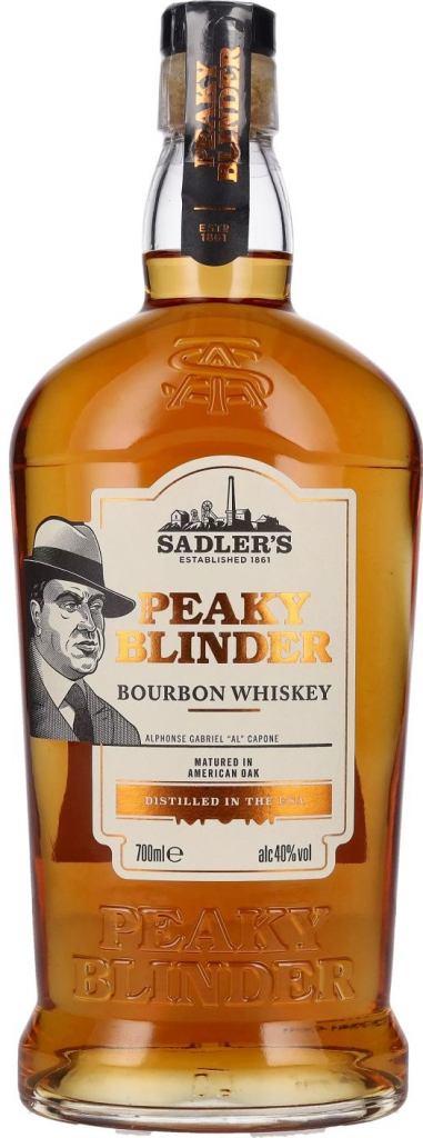 Sadler\'s Peaky Blinder Straight Bourbon 40% 0,7 l (čistá fľaša)