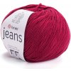 Pletacia priadza Jeans 50 g bordó 1ks