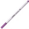 Vláknový fix s flexibilným štetcovým hrotom STABILO Pen 68 brush slivková [1 ks]