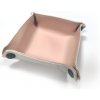 TLAMA games Rozkládací koženková miska cca 10 x 10 cm (10 barev) Barva: Starorůžová NENÍ HRA!