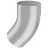 Koleno zvodové 40° KJG pozink - farebný - RAL 9006 Bielo hliníková, Ø 120 mm - RAL 9006 Bielo hliníková - Ø 120 mm