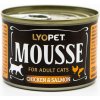 Lyopet Mousse kura & losos 170 g