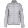 KARIBAN VINTAGE K6121 / Dámska zimná ultraľahká bunda - marl silver XXL