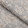 Bavlnená látka/plátno Sandra SA-634 Biele čerešňové kvety na sivom - šírka 160 cm