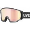 Lyžiarske okuliare Uvex Athletic CV Race Black S2/Mirror Rose Uni