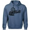 Florbal team - Oversized mikina pánska Moon - kratšia + širšia - S ( Denim )