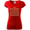 Narodeniny - 50x pivo - Dámske tričko Pure - 3XL ( Červená )