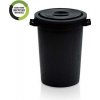 TBA Plastové obaly s.r.o. Sud 75l na dažďovú vodu vrátane veka, recyklovaný plast, čierna