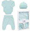 3-dielna dojčenská súpravička do pôrodnice New Baby I AM modrá 62 (3-6m)