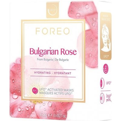 Foreo Farm to Face Bulgarian Rose hydratačná maska 6 x 6 g