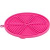 Lick´n´Snack KRUH s přísavkami - podložka k pomalému krmení, 18 cm, TPR/plast, pink 1 ks/ 18cm