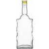 Fľaša na alkohol sklenená 