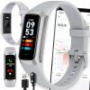 Smartband Active Band C60 PULSOMETER PL PÁNSKY APLIKÁCIA SENZOR strieborný