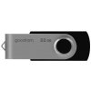 Flash disk GOODRAM UTS3 32GB čierno-strieborný