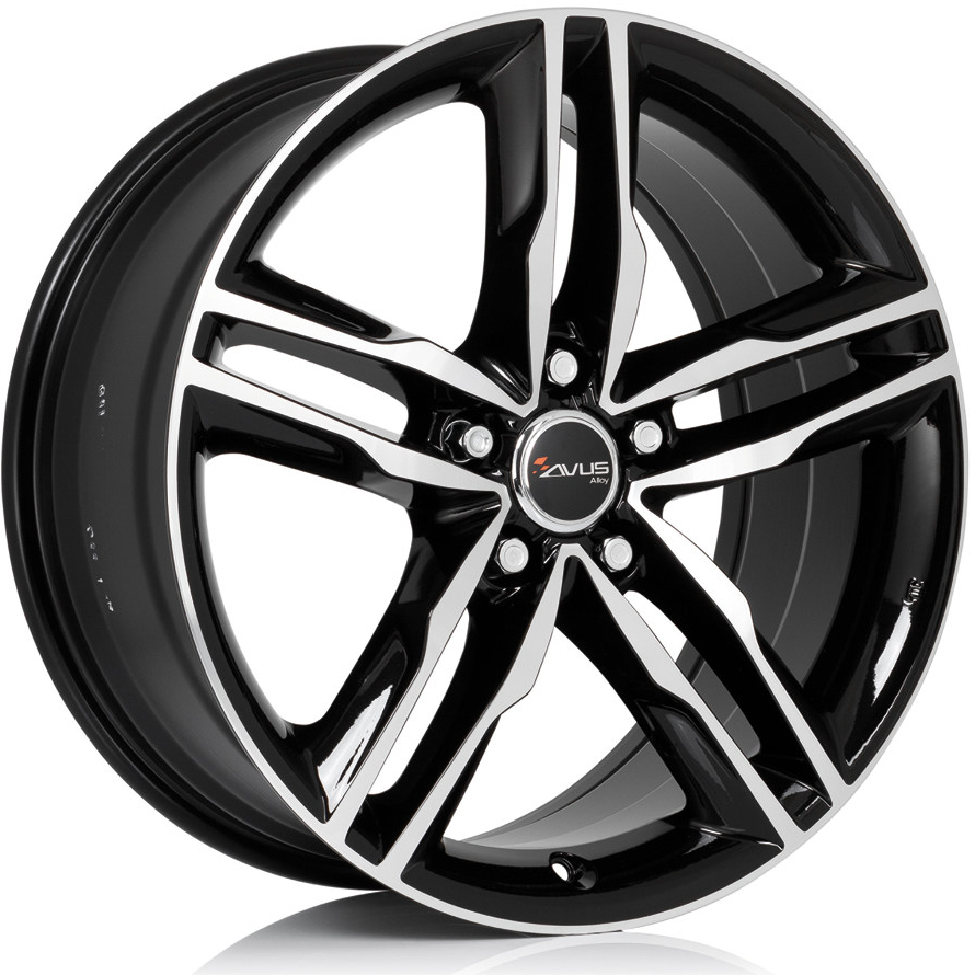 AVUS AF6 8,5x19 5x112 ET35 black polished