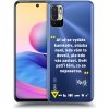 Picasee silikónový prehľadný obal pre Xiaomi Redmi Note 10 5G - Kazma - SVĚT PATŘÍ TĚM, CO SE NEPOSEROU