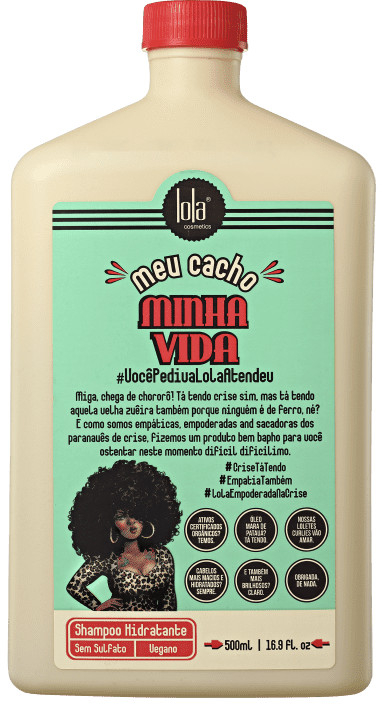 Lola Cosmetics Meu Cacho Minha Vida Shampoo 500 ml