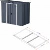 DURAMAX Pent Roof Eco Záhradný domček 2,5 m² + podlahové profily, antracit DURAMAX 50023