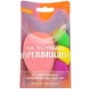 Real Techniques Hyperbrights XL + Mini Miracle Complexion Sponge Set hubka na make-up - set